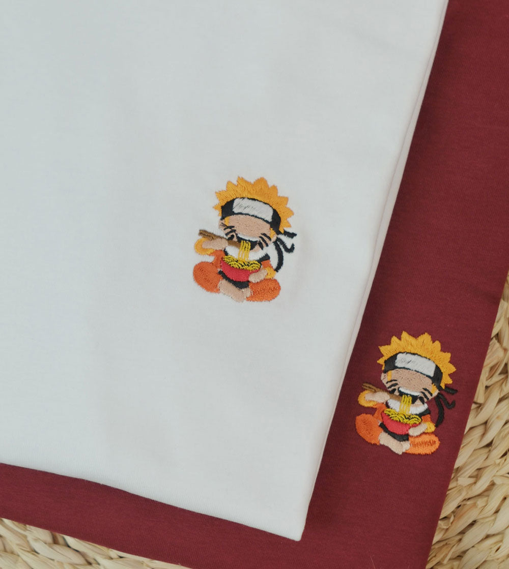 Juste Un T-shirt T-shirts Brodés Mangas Ramen t-shirt brodé