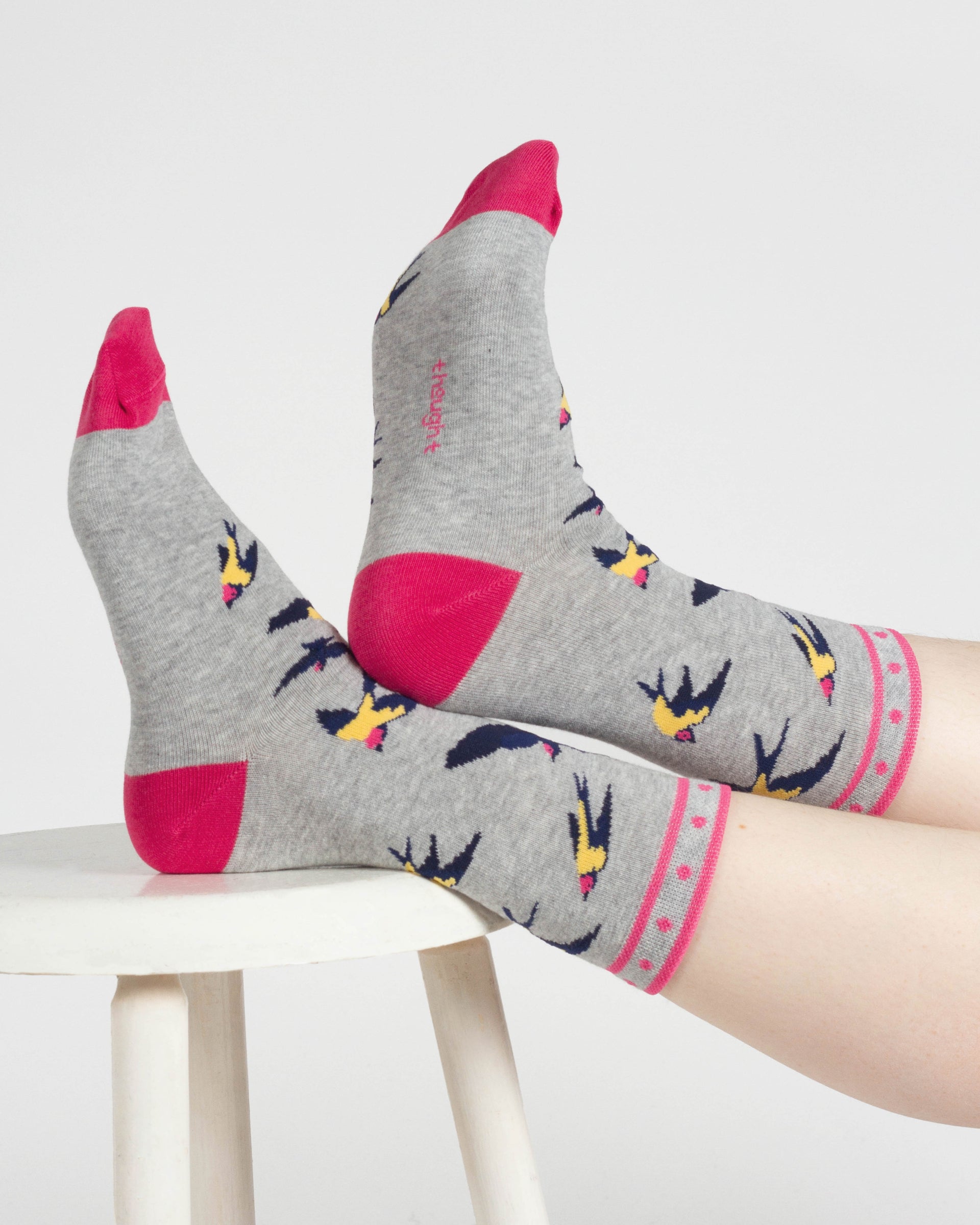Thought Sent with Love coffret chaussettes femme en bambou 4 paires