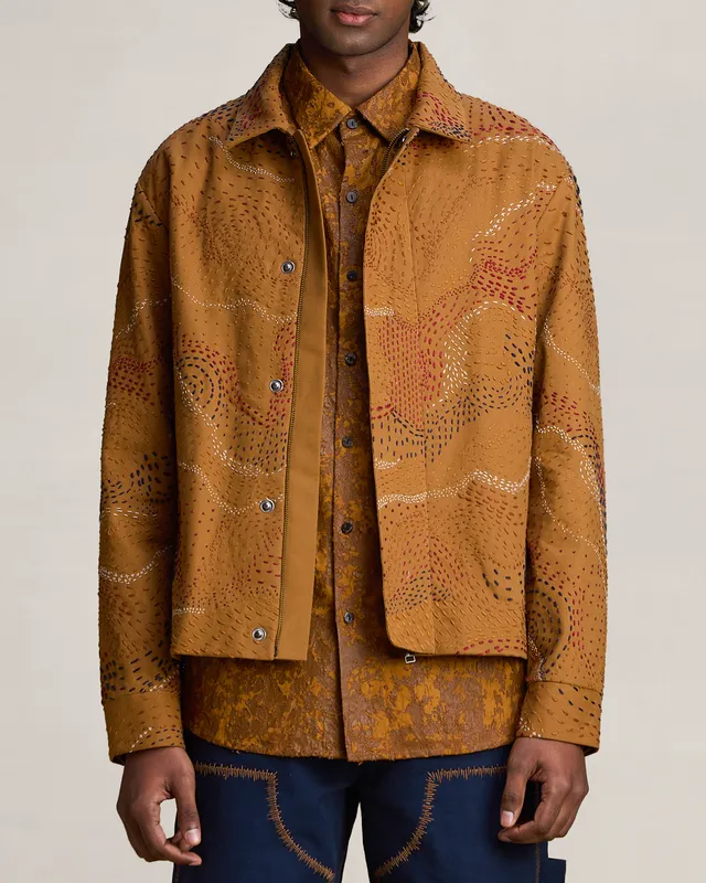 COUNTRYMADE Jackets HEATMAP KANTHA JACKET veste brodée Kantha décontractée