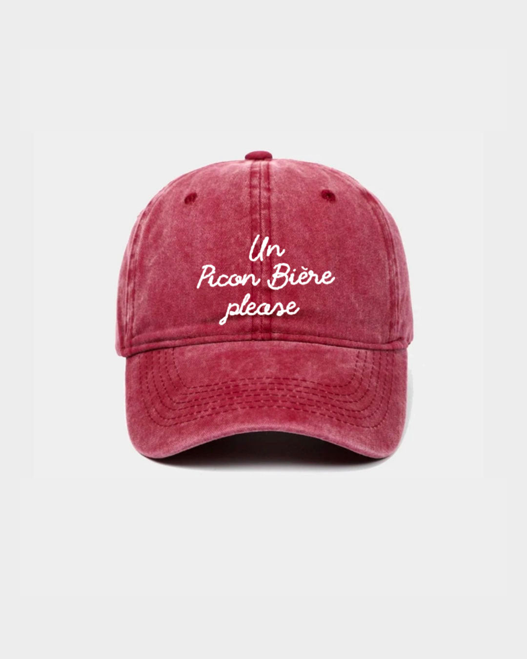 Juste Un T-shirt Casquettes Picon Bière Please casquette coton brodée