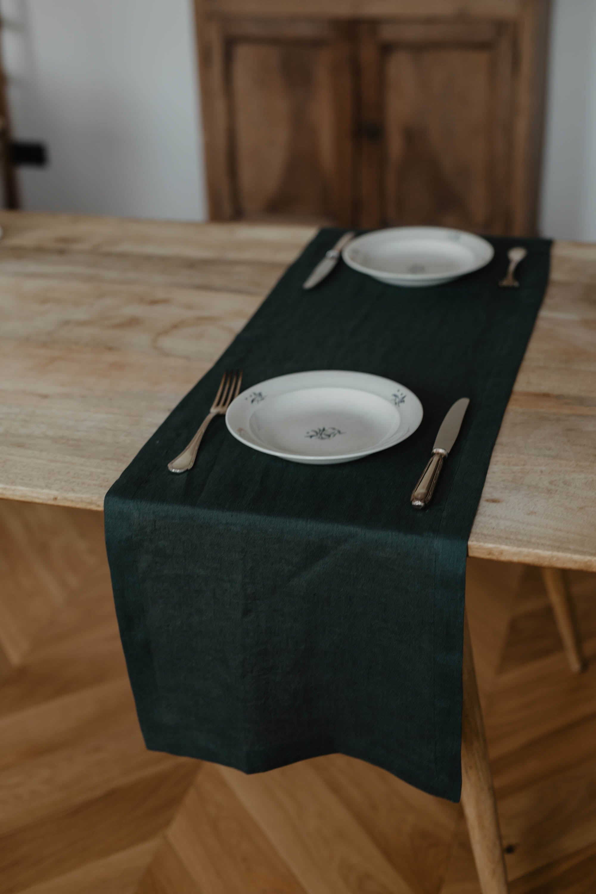 Laumė linen Home Edit chemin de table en lin naturel 120 cm