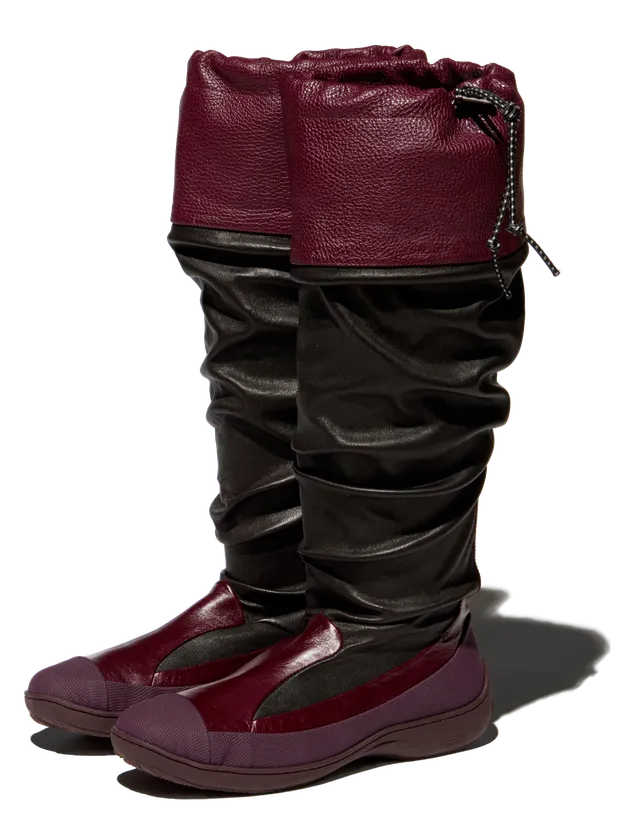 Kiko Kostadinov Shoes AVOCET bottes Espresso Brown en cuir