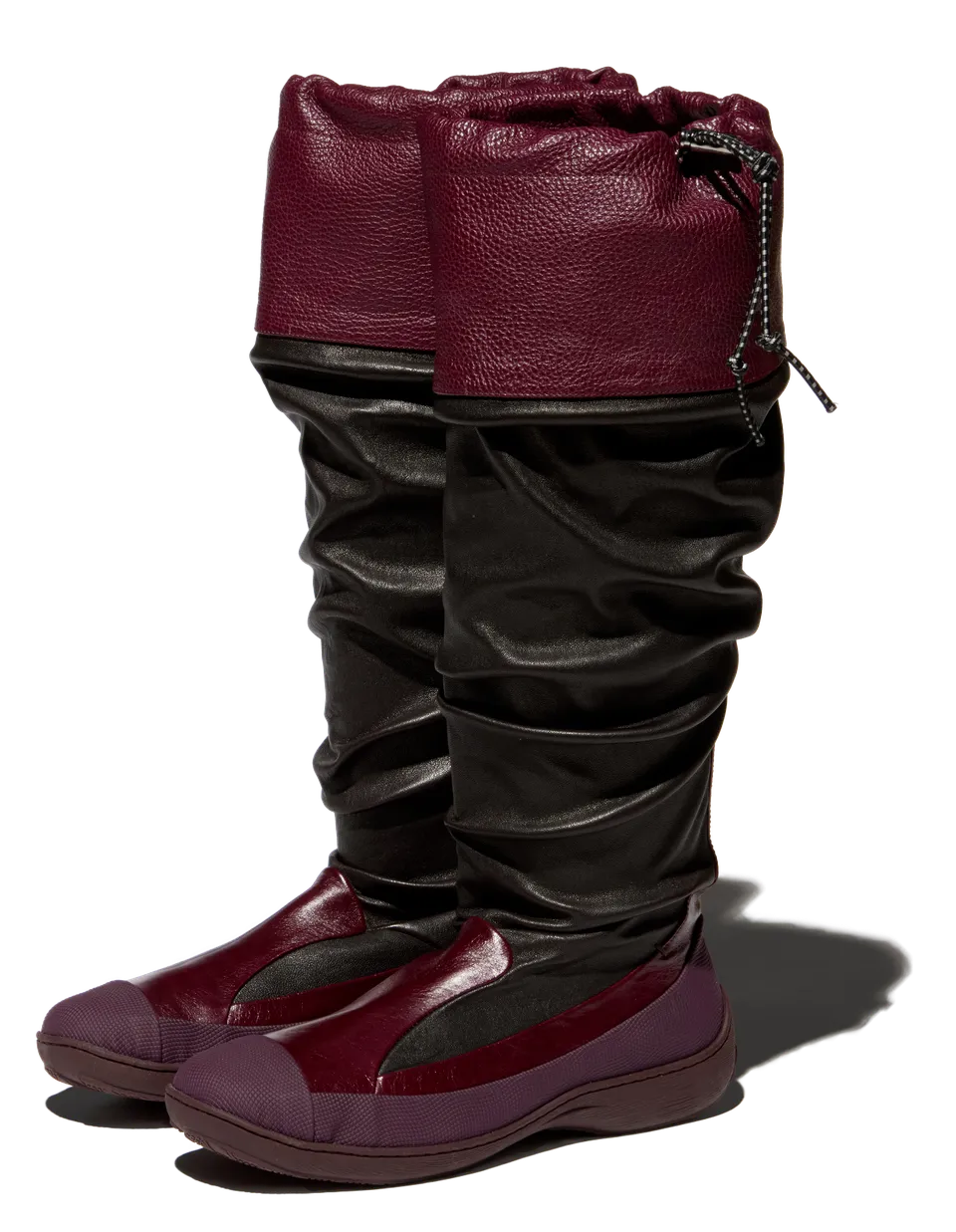 Kiko Kostadinov Shoes AVOCET bottes Espresso Brown en cuir
