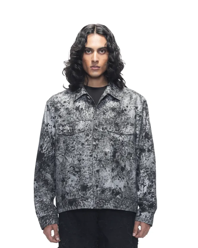 COUNTRYMADE Jackets Charred Metal Trucker Jacket XS à XXL en denim coton