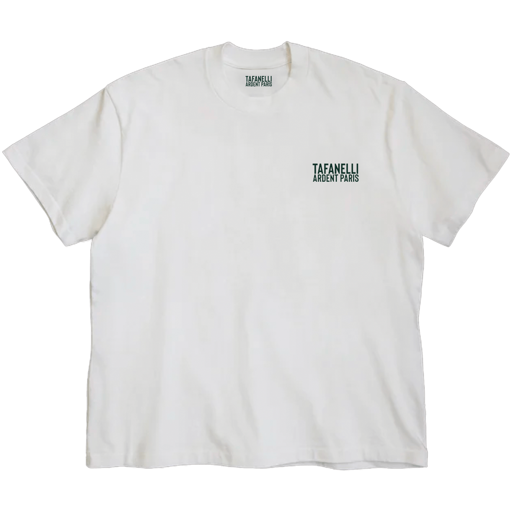 TAFANELLI T-Shirts LE FIARA t-shirt blanc col cheminée