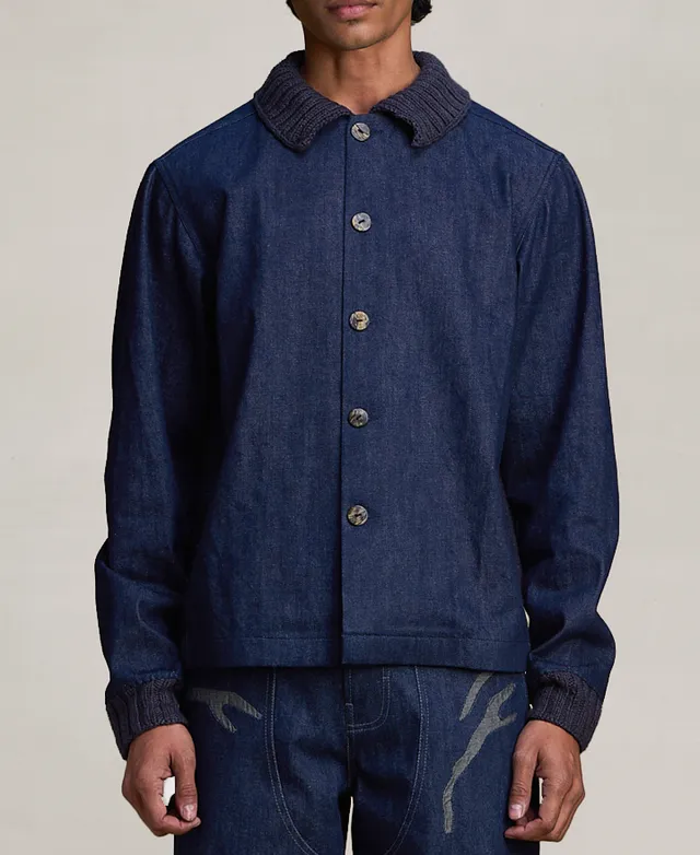 COUNTRYMADE Jackets Knit Alloy Jacket S à XXL en denim artisanal
