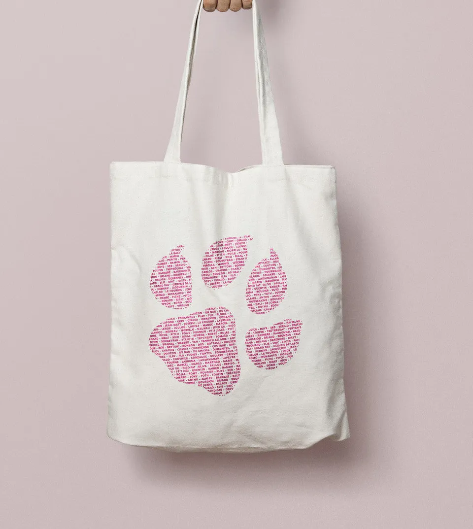 Juste Un T-shirt Tote Bags Griffe All Pinks tote bag rose