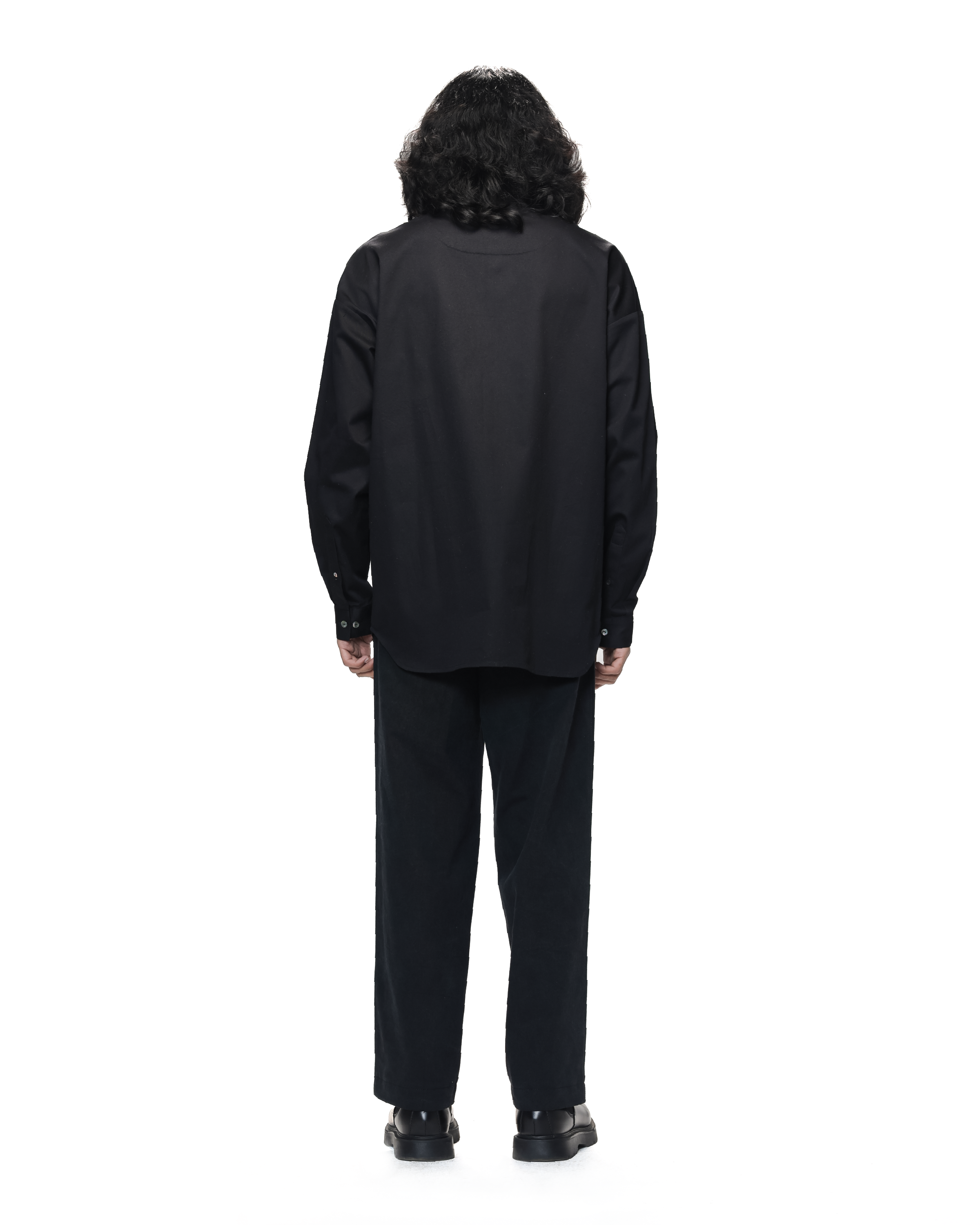 COUNTRYMADE Shirts Scattered Stitches Drop-Shoulder Shirt en coton sergé