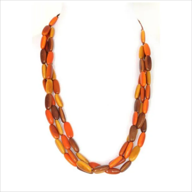 Sourire Multicolore Colliers Kilotoa collier triple rang tagua turquoise