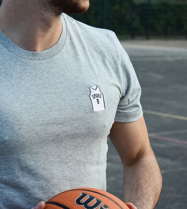 Juste Un T-shirt T-shirts Brodés San Antonio Spurs t-shirt