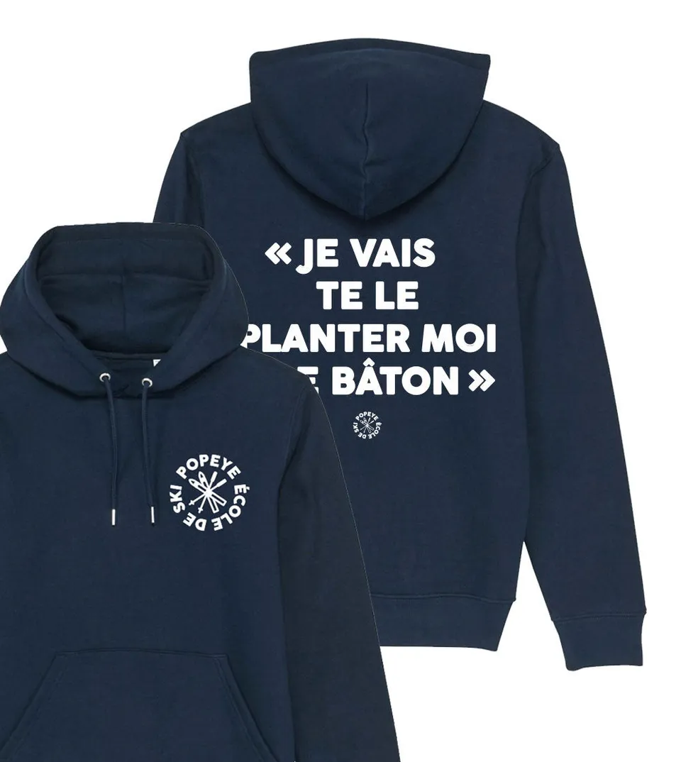 Juste Un T-shirt Sweats à Capuche Le planter de Bâton sweat à capuche