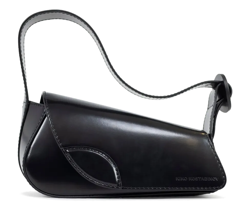 Kiko Kostadinov Bags TRIVIA Bag sac noir cuir