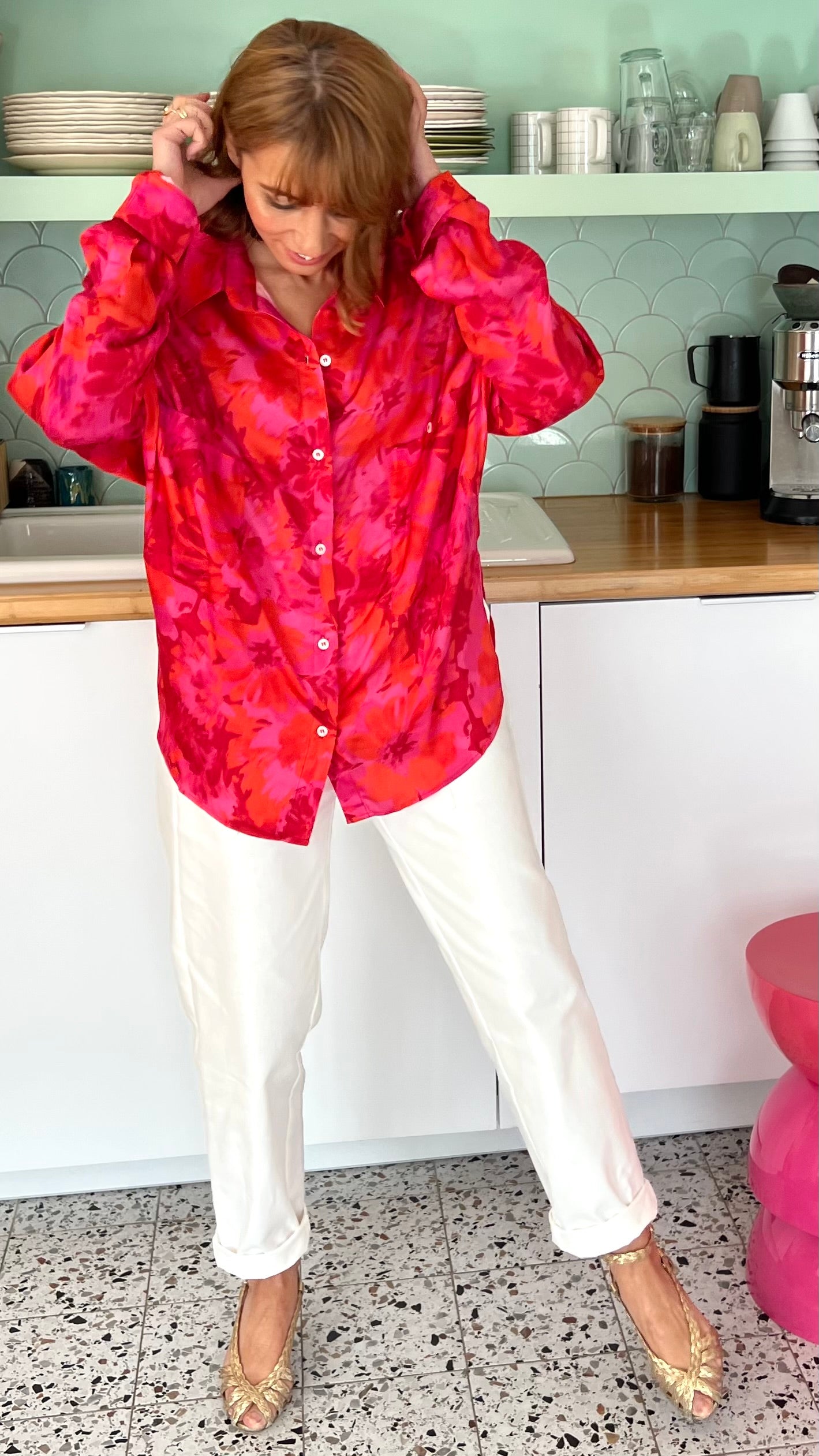PANTRUCHE Chemises HOLIDAY flowers chemise XS à fleurs