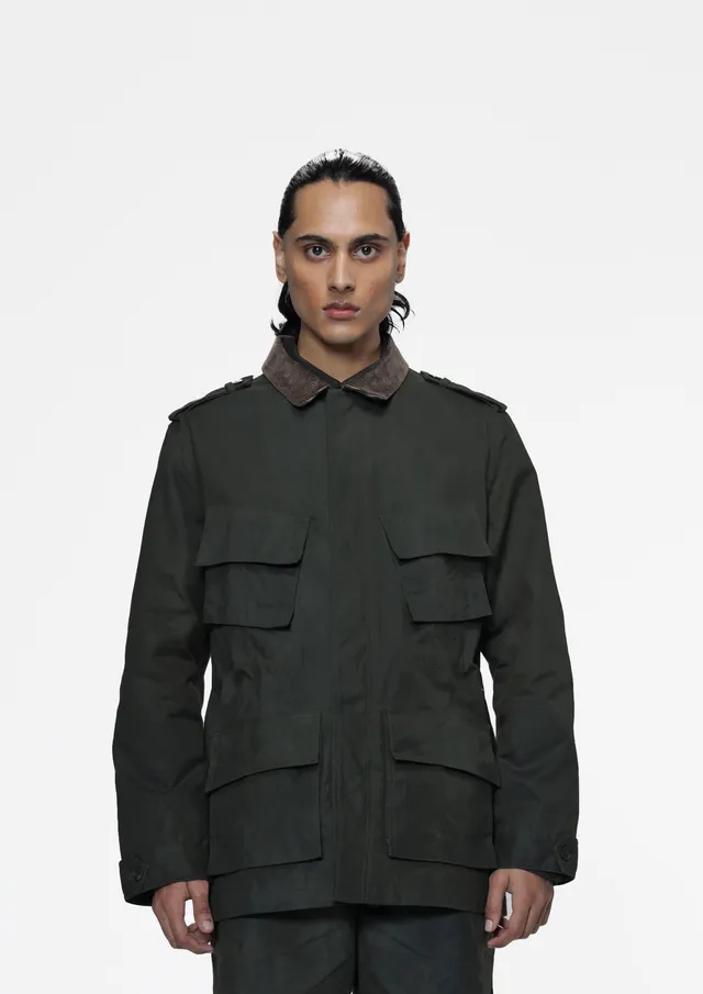 COUNTRYMADE Jackets Military Waxed Field Jacket veste en toile cirée