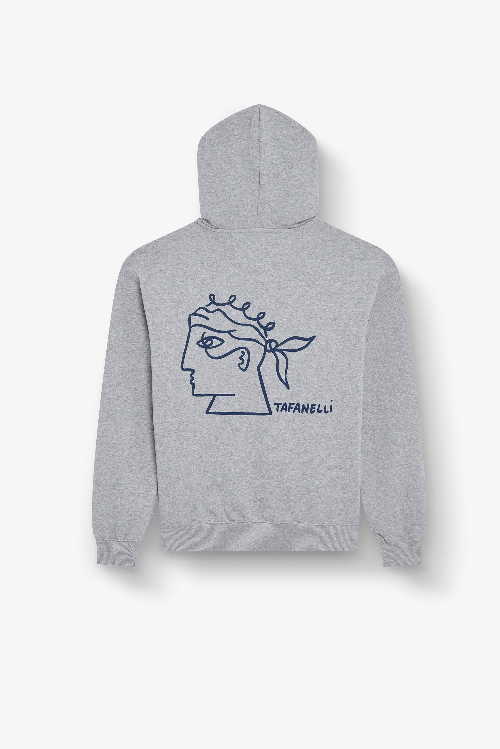 TAFANELLI Hoodies LE HOODIE CORSICA sweat à capuche gris chiné