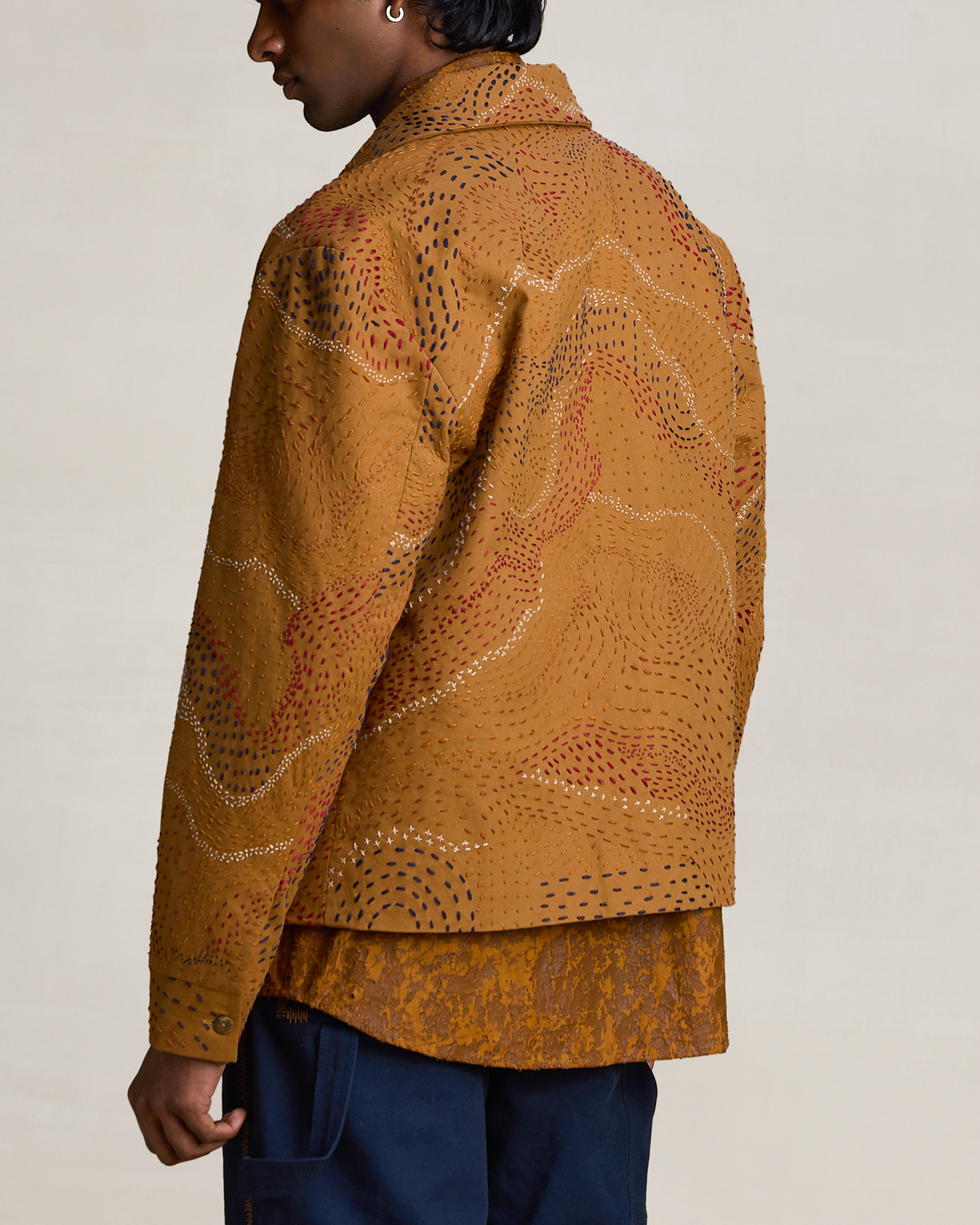 COUNTRYMADE Jackets HEATMAP KANTHA JACKET veste brodée Kantha décontractée