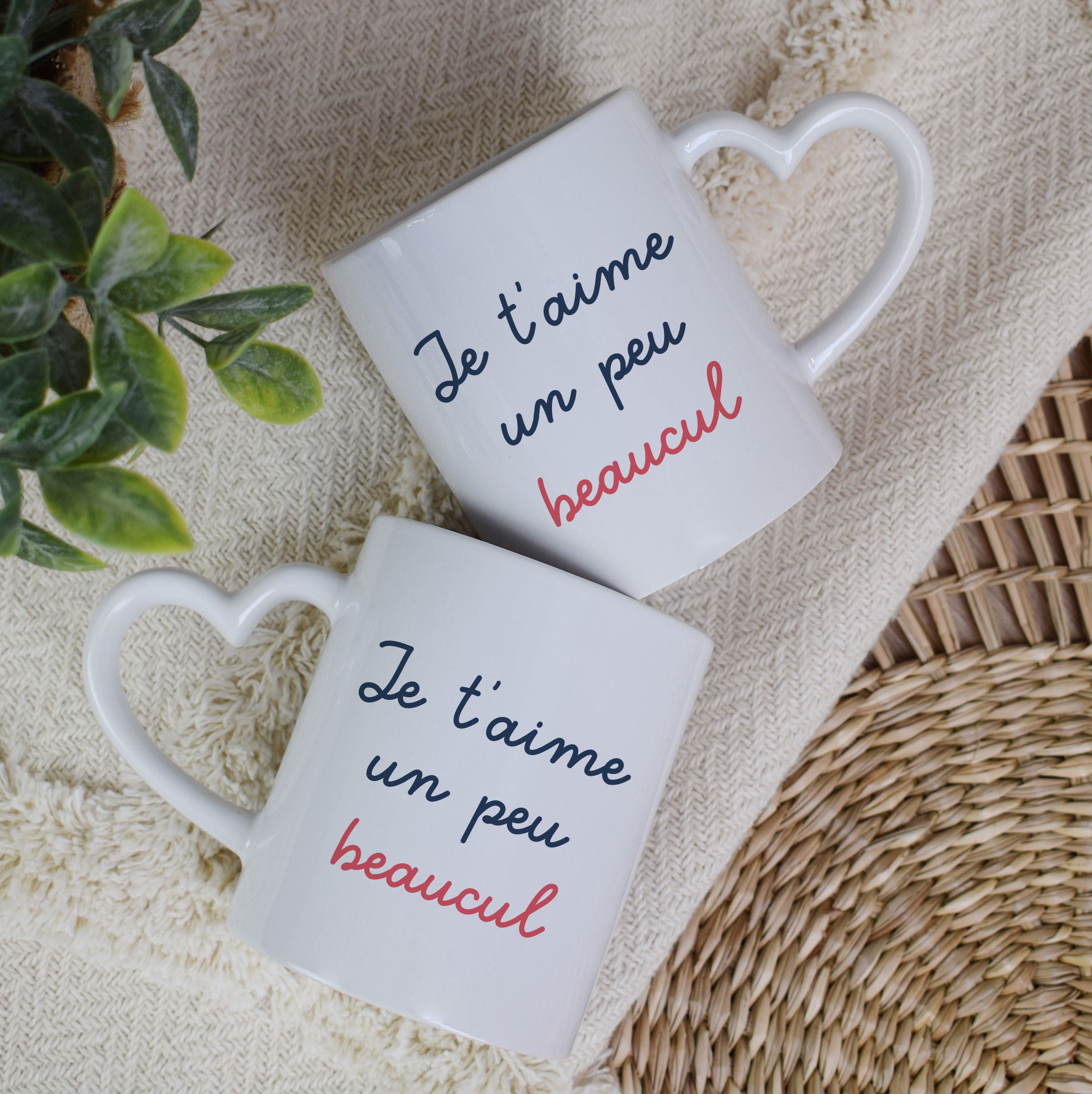 Juste Un T-shirt Mugs Je t'aime Beaucul mug anse classique
