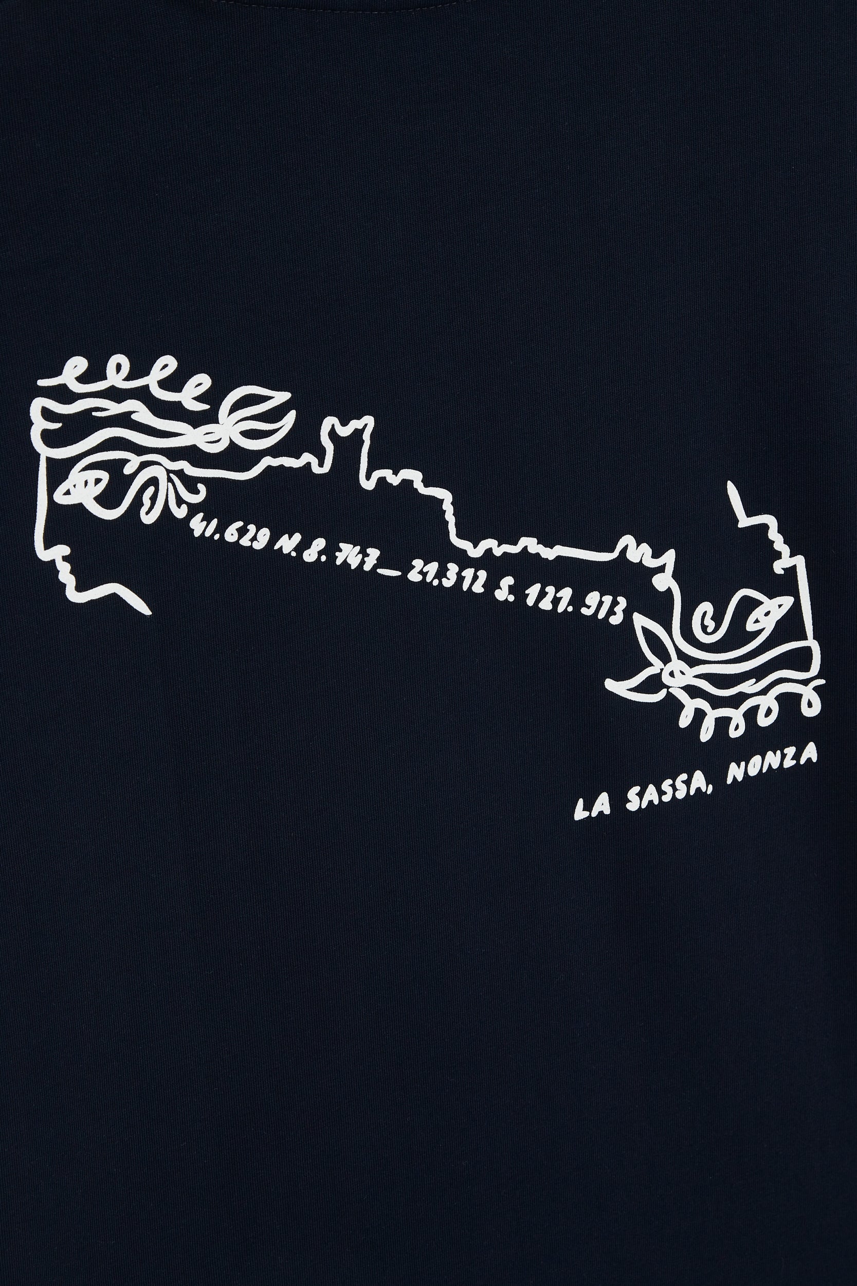 TAFANELLI T-Shirts LE SASSA (NONZA) t-shirt bleu marine limité 30 pièces