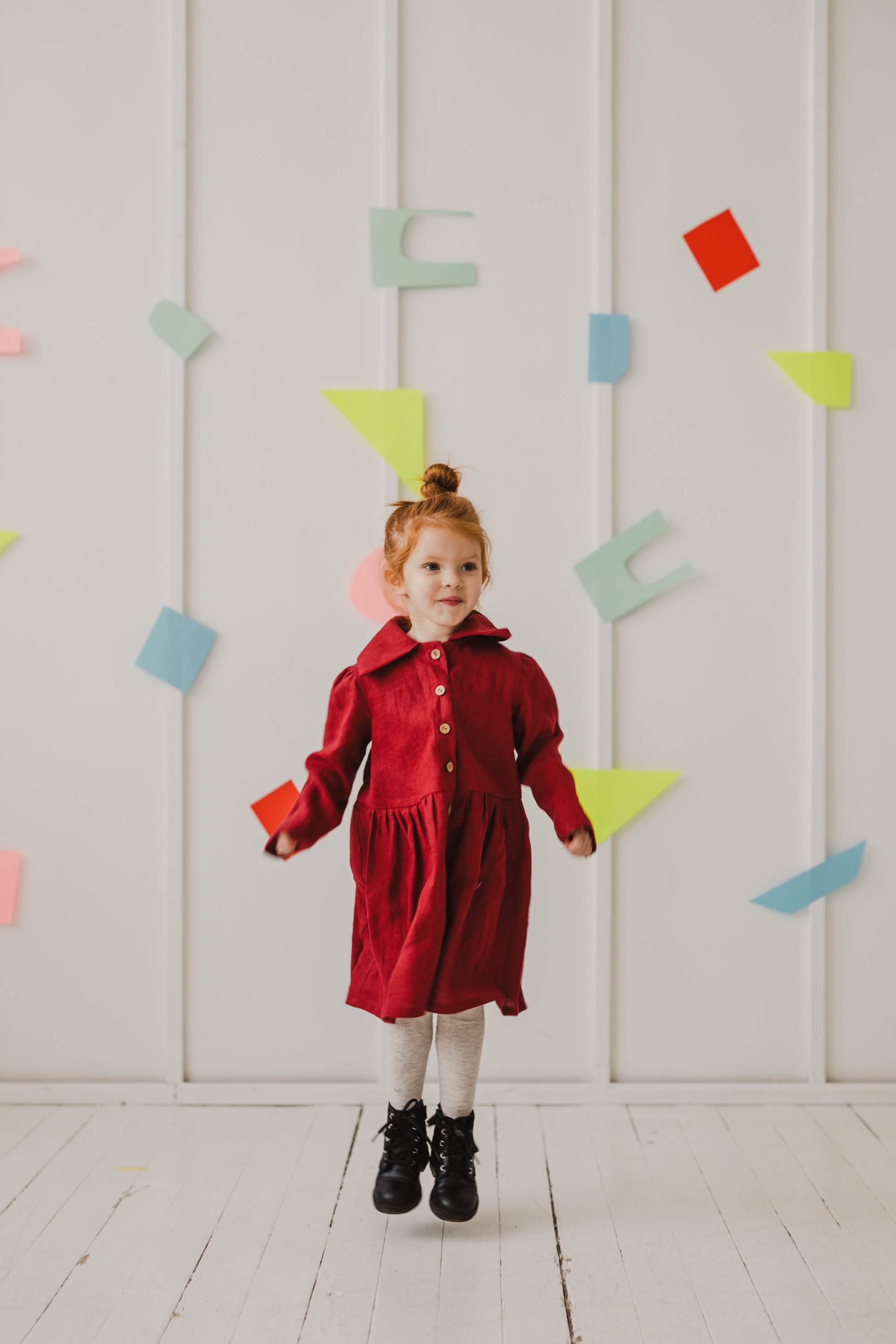Laumė linen Kids Clothing Gužė robe fille en lin