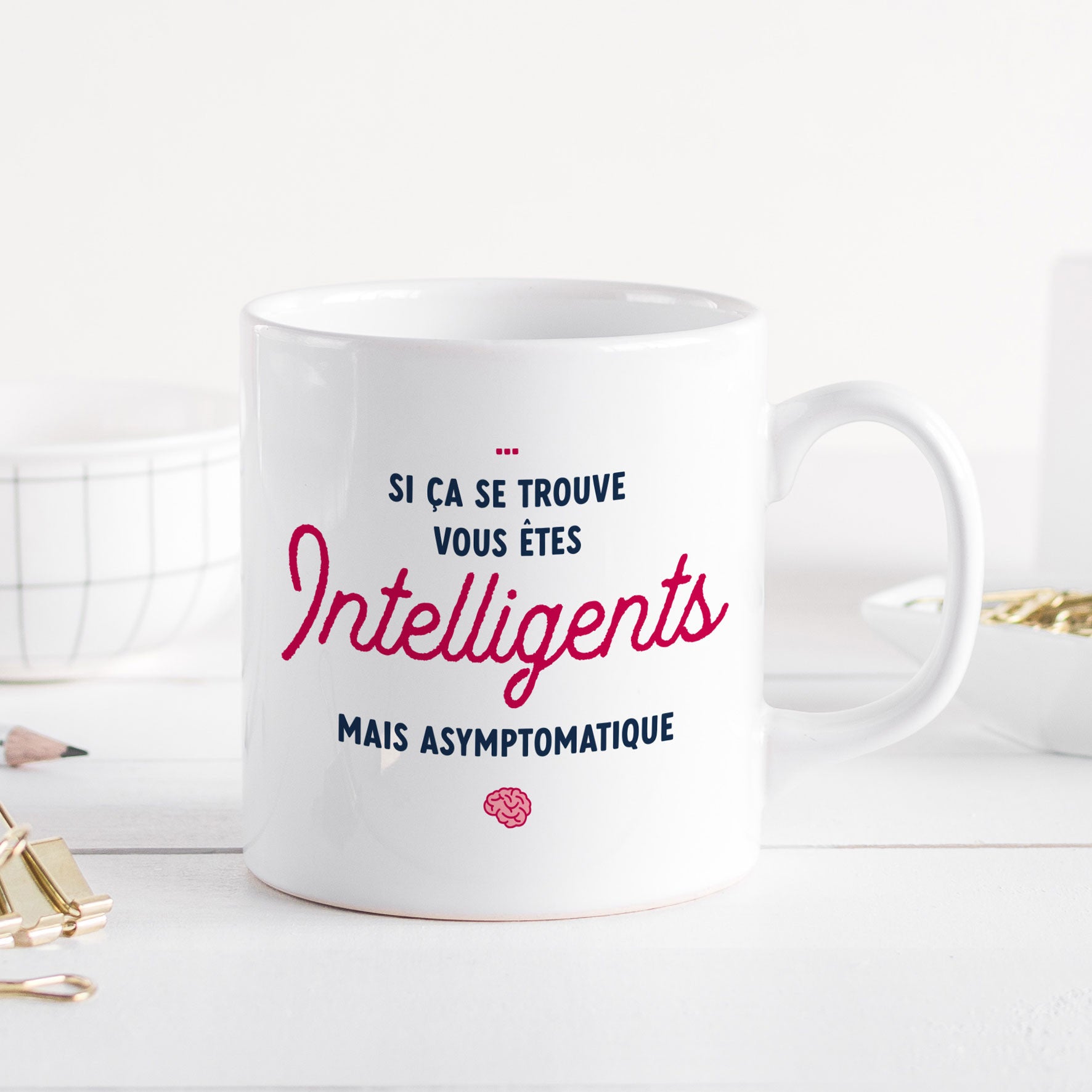 Juste Un T-shirt Mugs Asymptomatique mug anse classique