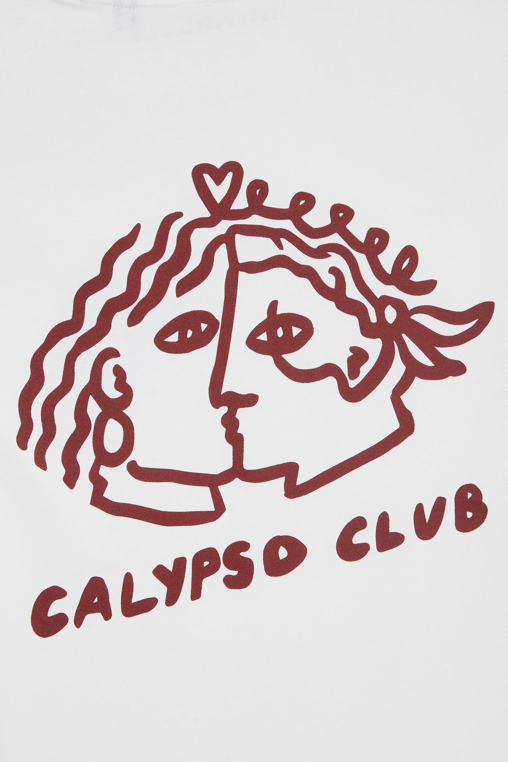 TAFANELLI T-Shirts Le Calypso T-shirt motif amour