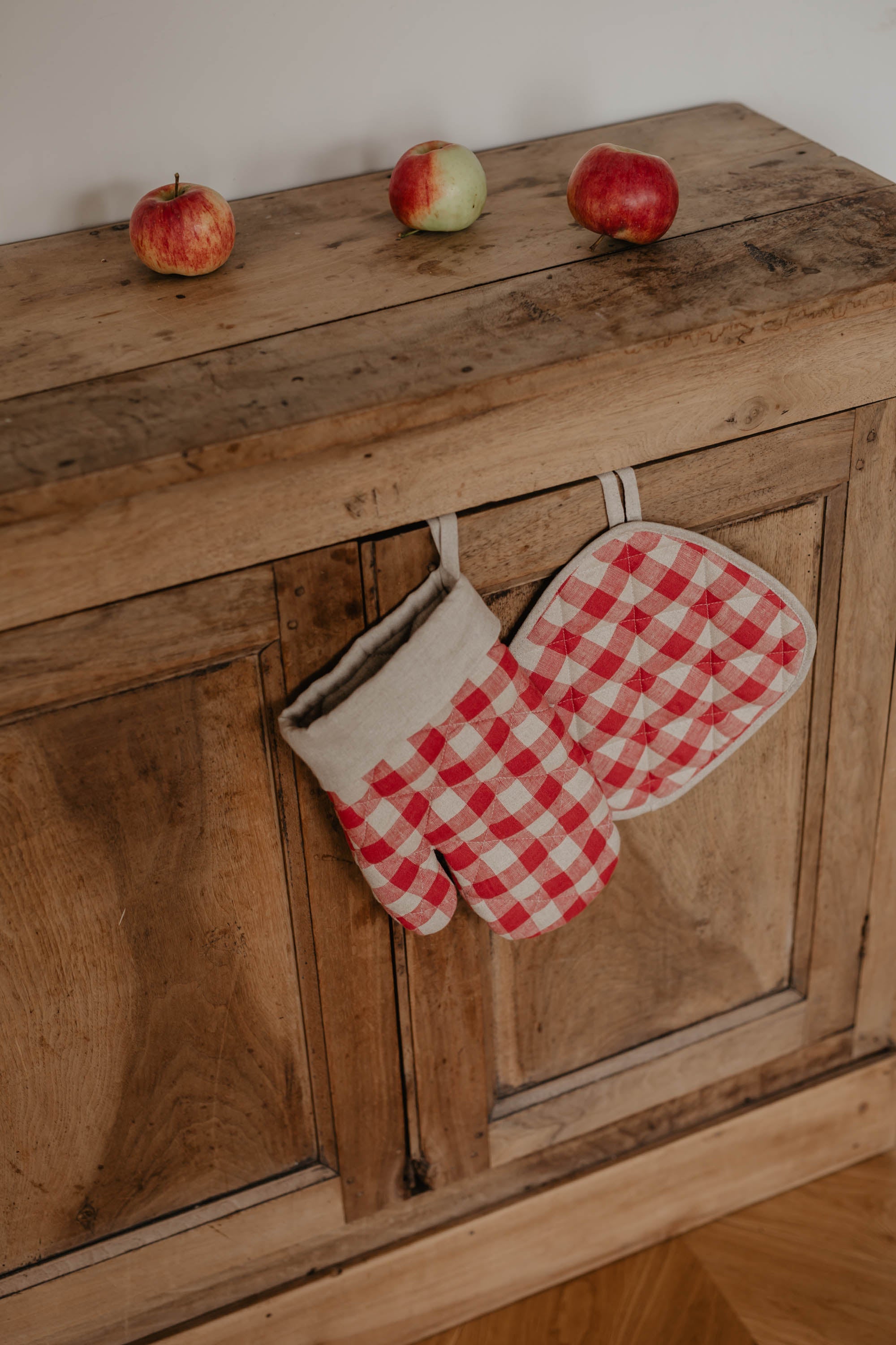 Laumė linen Home Edit manique et dessous de plat lin naturel
