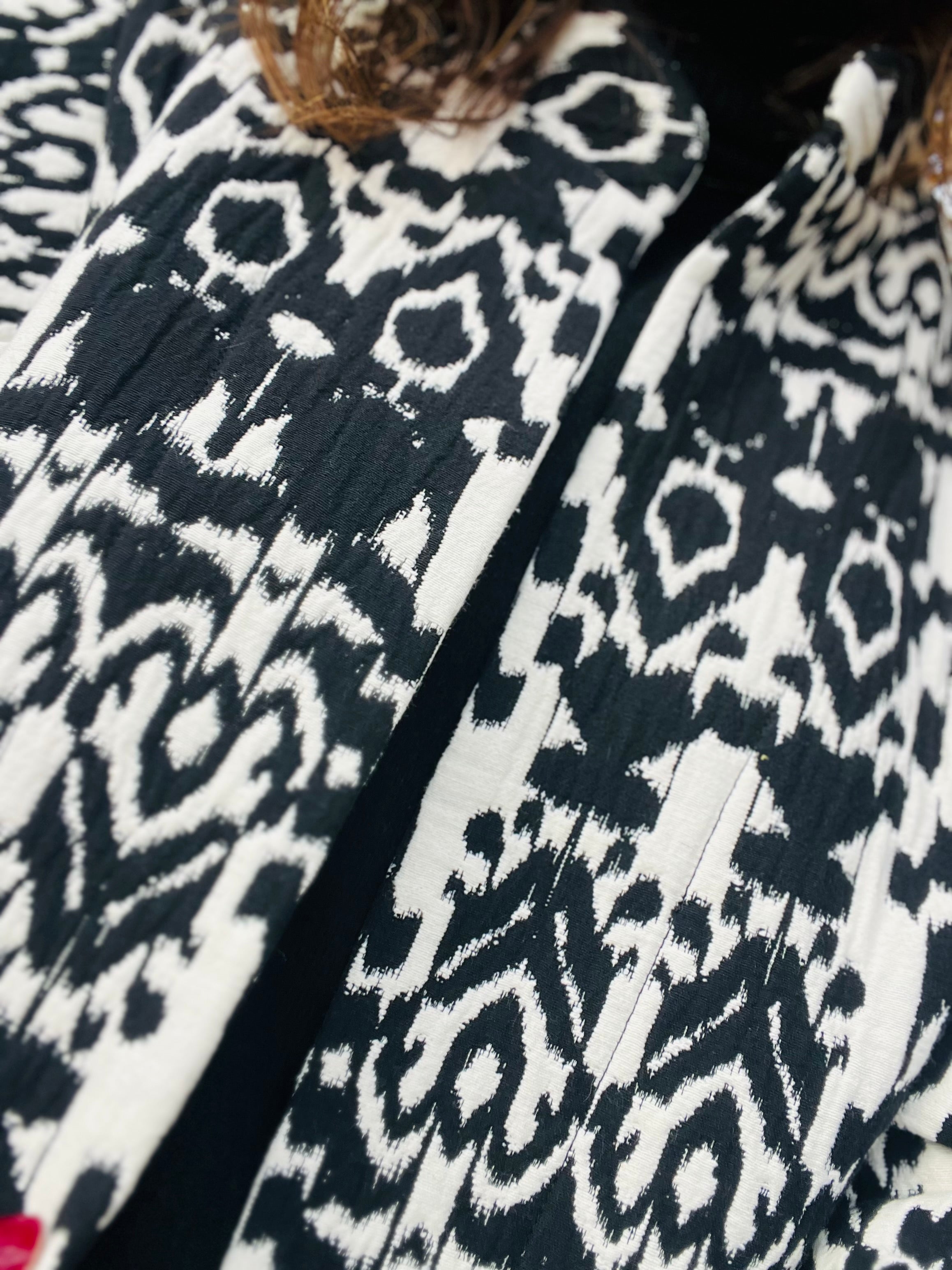 PANTRUCHE Vestes Veste IZÏA jacquard ethnique coton