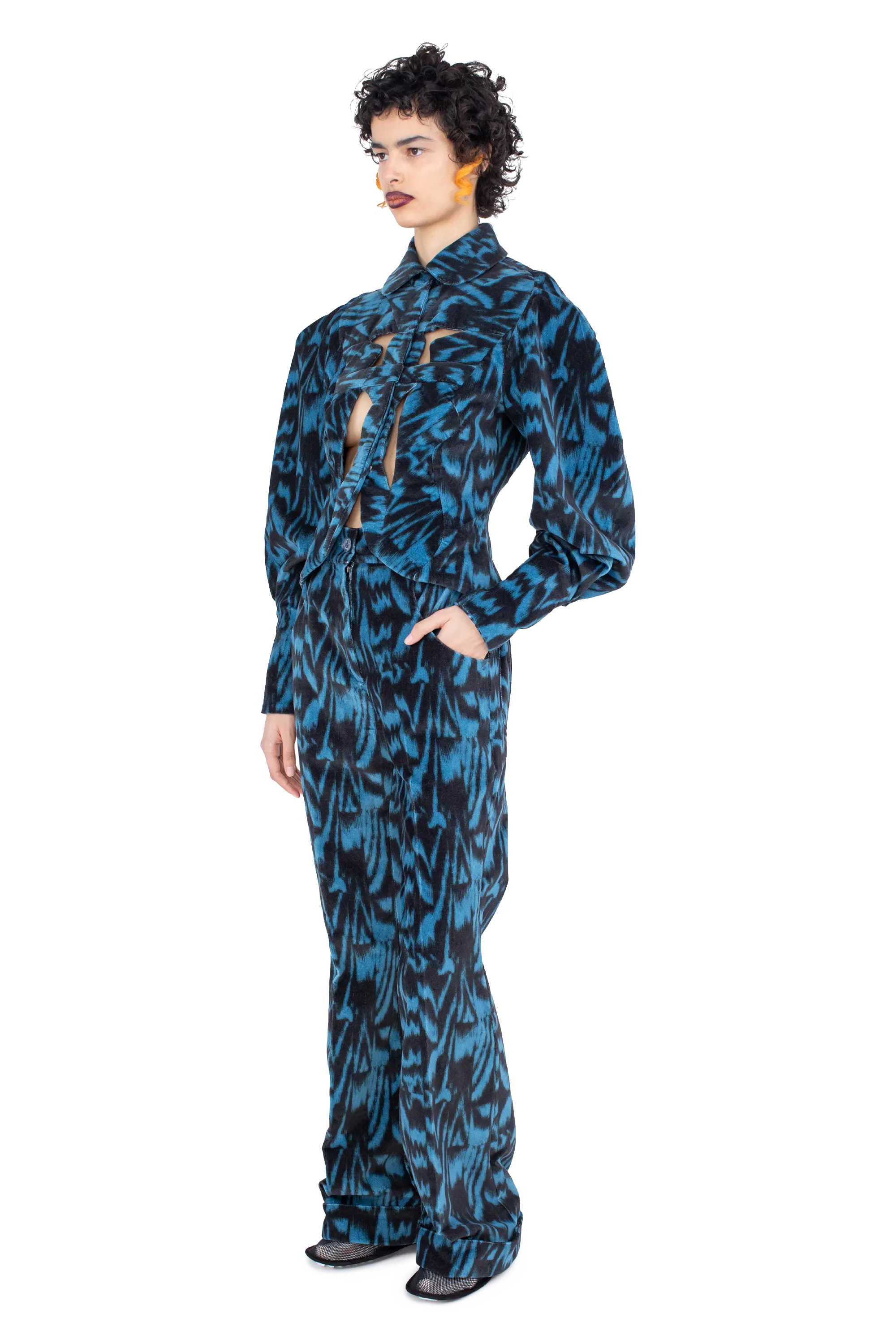 Kiko Kostadinov Outerwear ISTRIAN Jacket veste Sapphire Blue Black