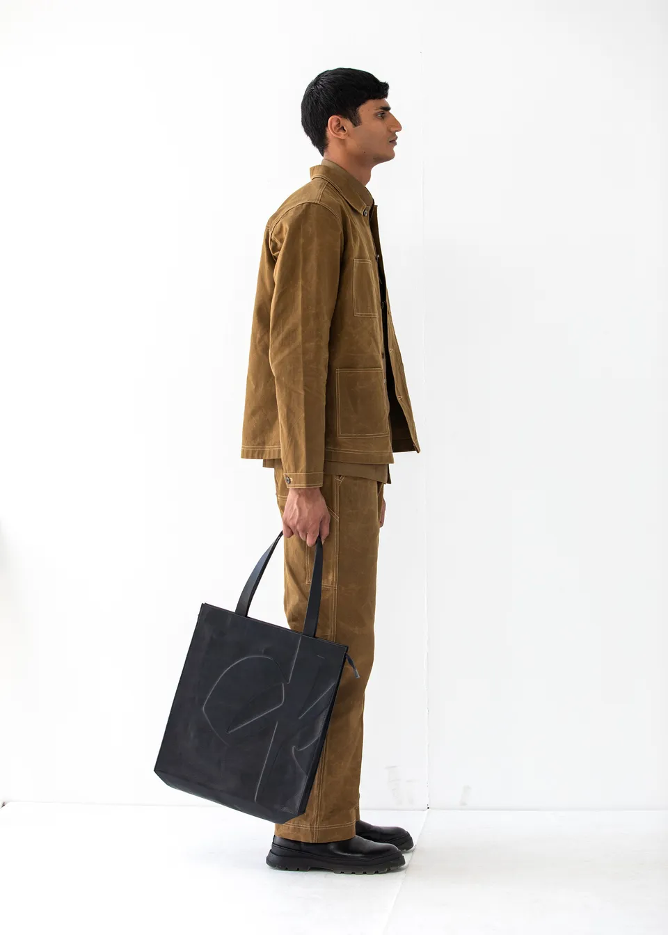 COUNTRYMADE Countrymade Leather Goods Old Logo Tote Bag en cuir