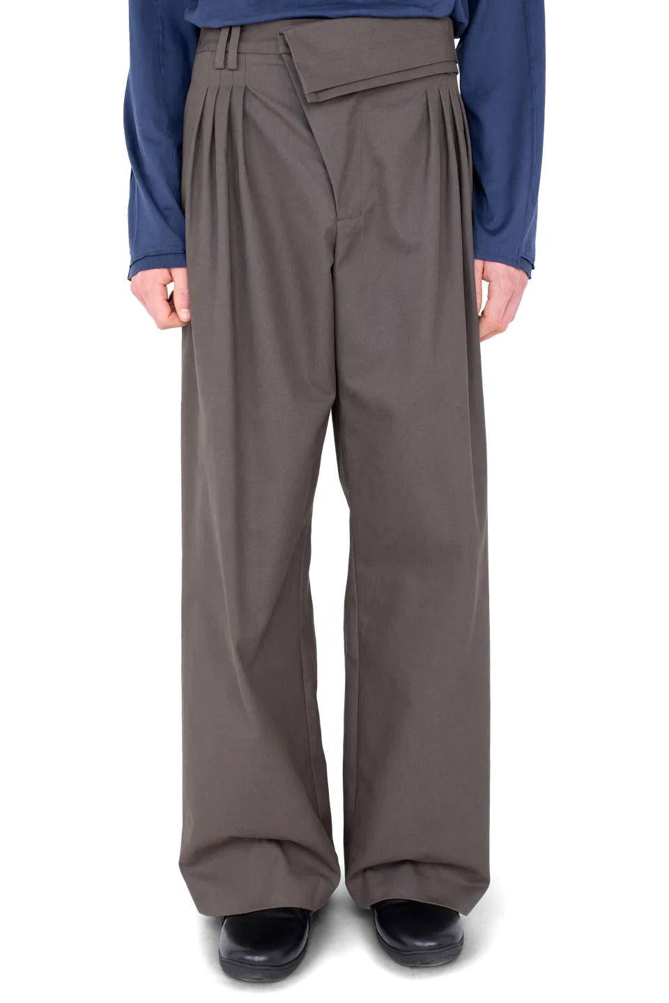 Kiko Kostadinov Bottoms DIEZE pantalon large Khaki en coton