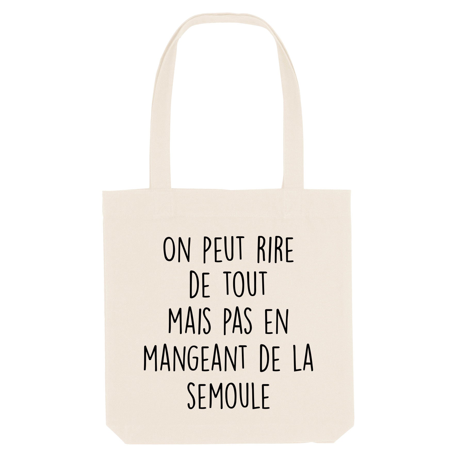 Juste Un T-shirt Tote Bags La Semoule tote bag humour