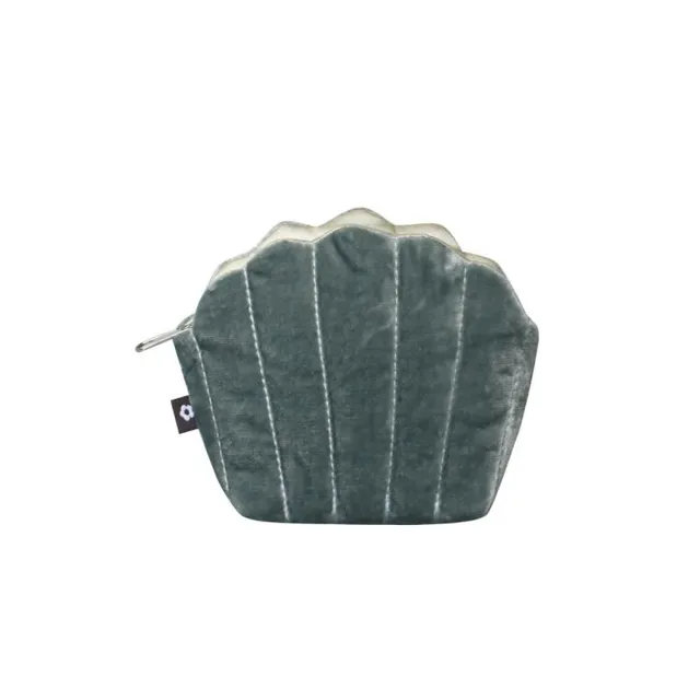 Sourire Multicolore Sacs et pochettes Pochette Clam en velours coton
