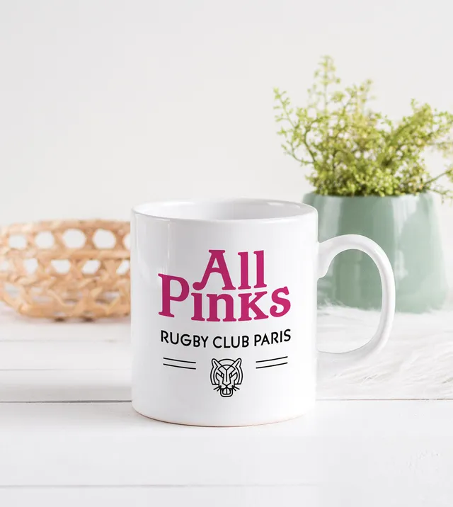 Juste Un T-shirt Mugs All Pinks Rugby Club mug émaillé