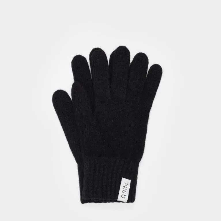Sourire Multicolore Gants et mitaines Anita gants femme cachemire recyclé