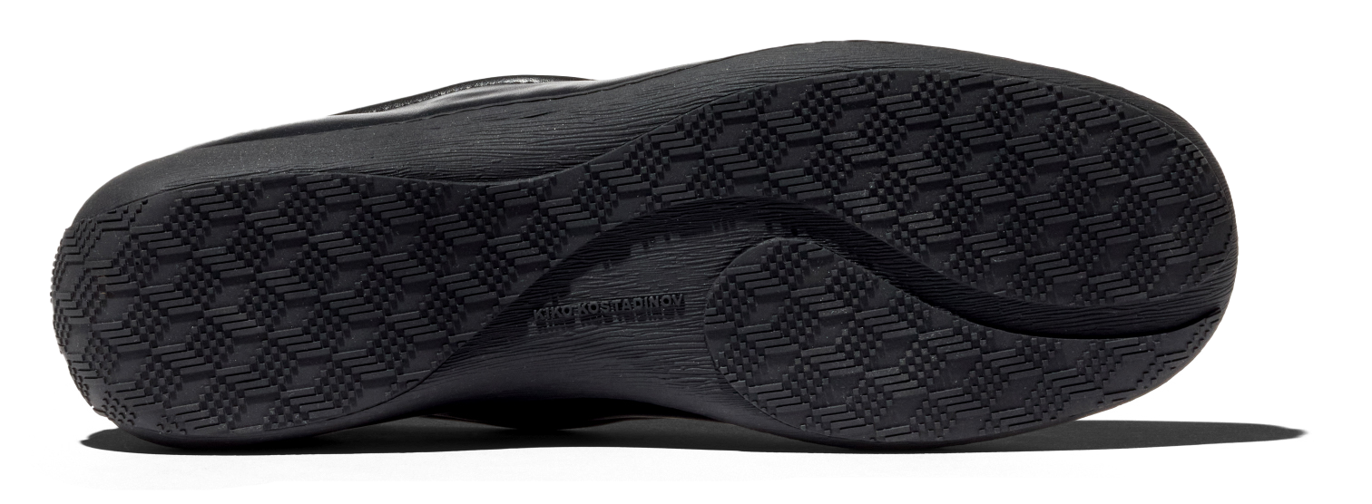Kiko Kostadinov Shoes ISKAR Slip-on chaussures Black en cuir de veau