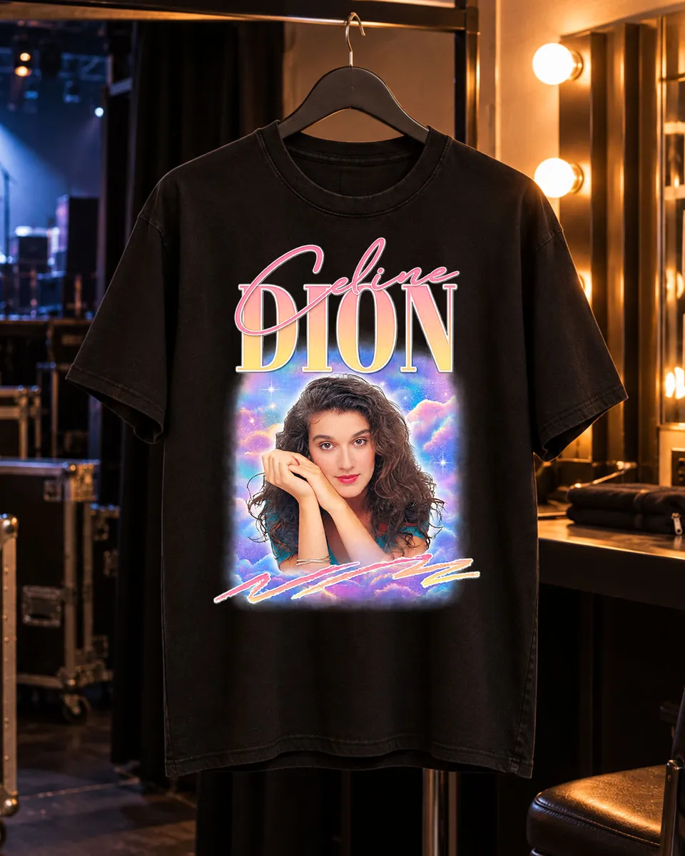 Juste Un T-shirt T-shirts Imprimés Concert Céline Dion T-shirt imprimé blanc coton biologique