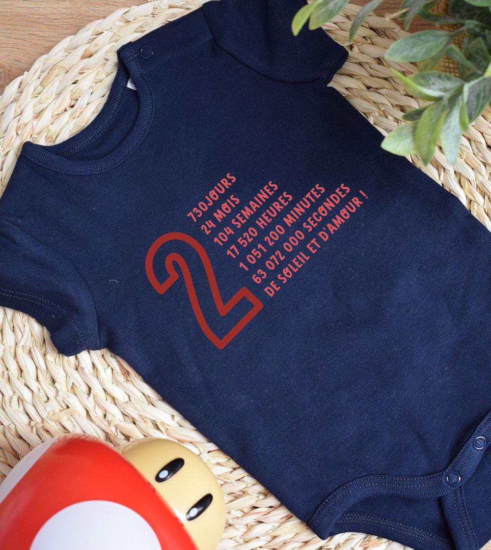 Juste Un T-shirt Bébé 2 ans body bébé