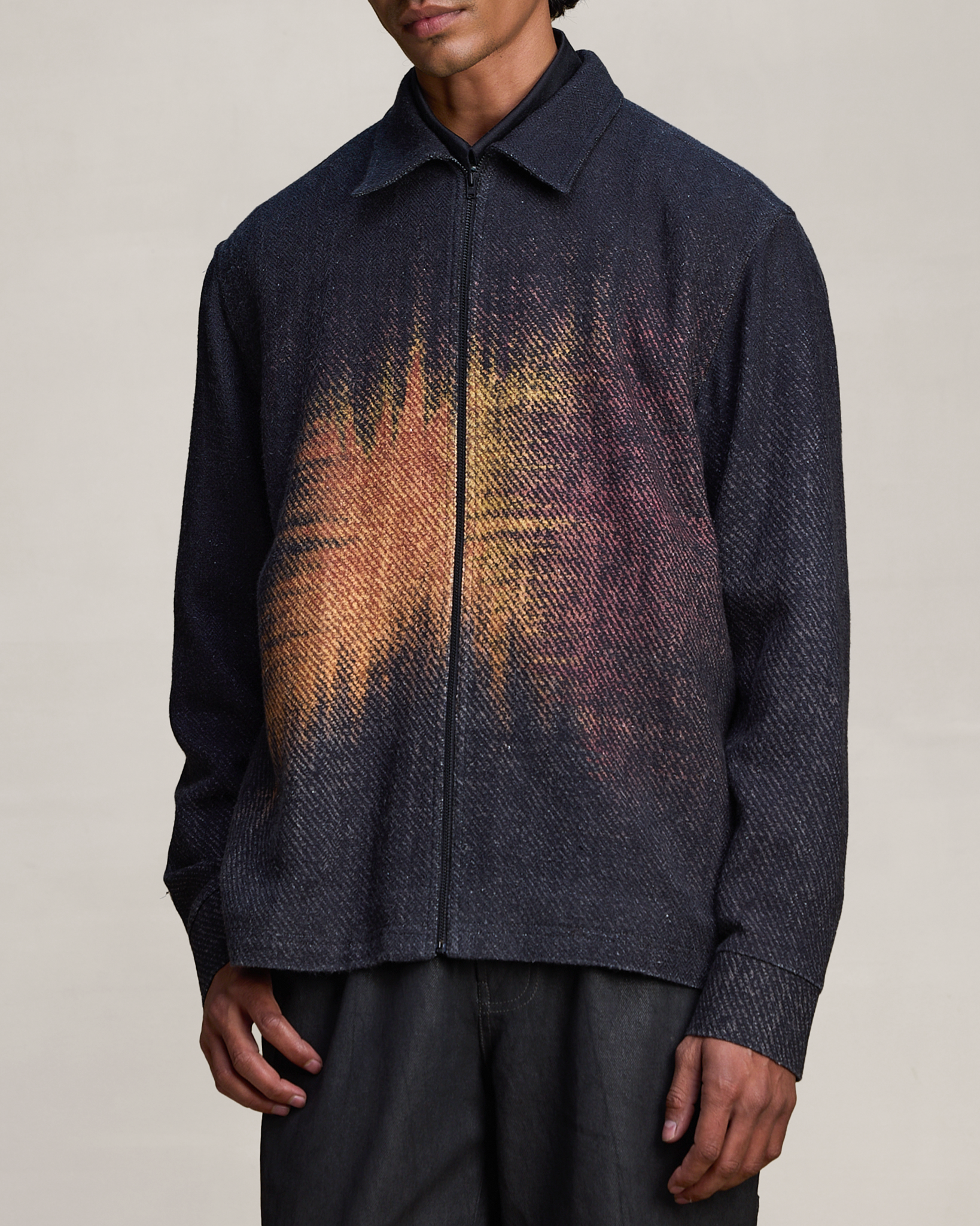 COUNTRYMADE Jackets THERMAL MAP PRINTED veste imprimée zippée