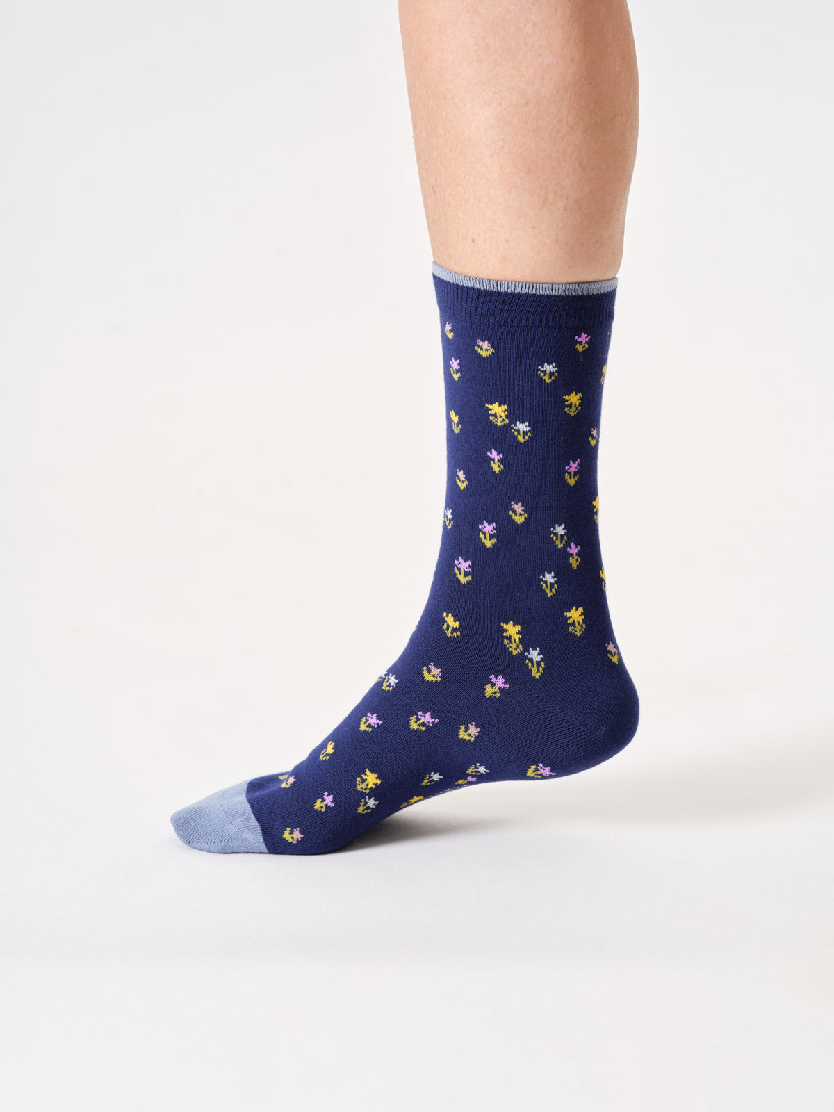 Thought Chaussettes femme Ditsy chaussettes bleues en bambou