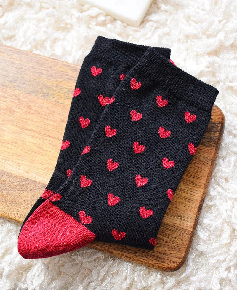 Juste Un T-shirt Chaussettes x Socksocket Les Thérèse chaussettes dépareillées à pois tricolores
