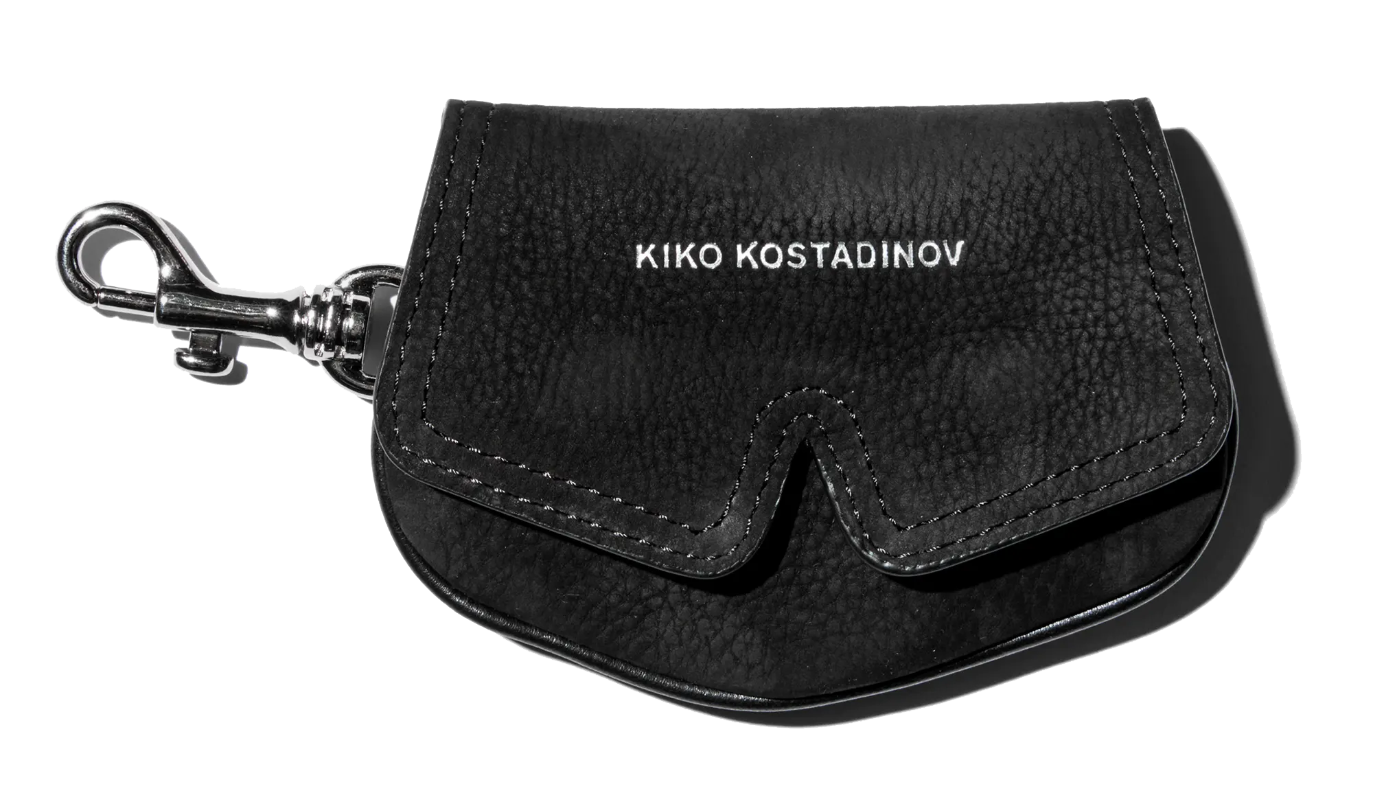Kiko Kostadinov Bags MEZULARI Card Holder porte-cartes Distressed Black OS nubuck