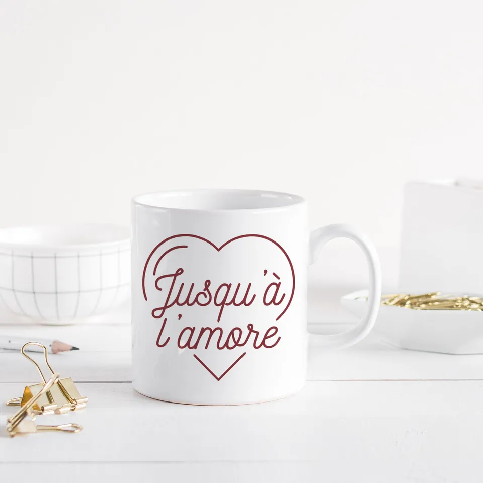 Juste Un T-shirt Mugs Jusqu'à l'amore mug