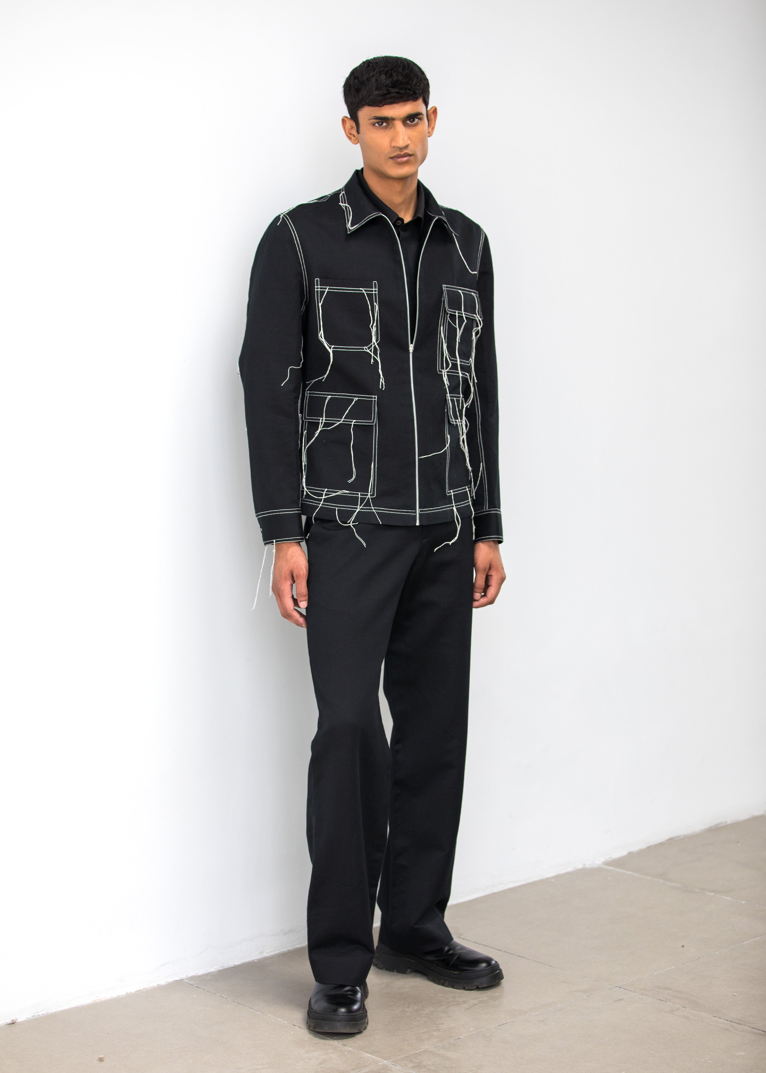 COUNTRYMADE Jackets WARRIOR ZIPPER JACKET veste en lin zippée