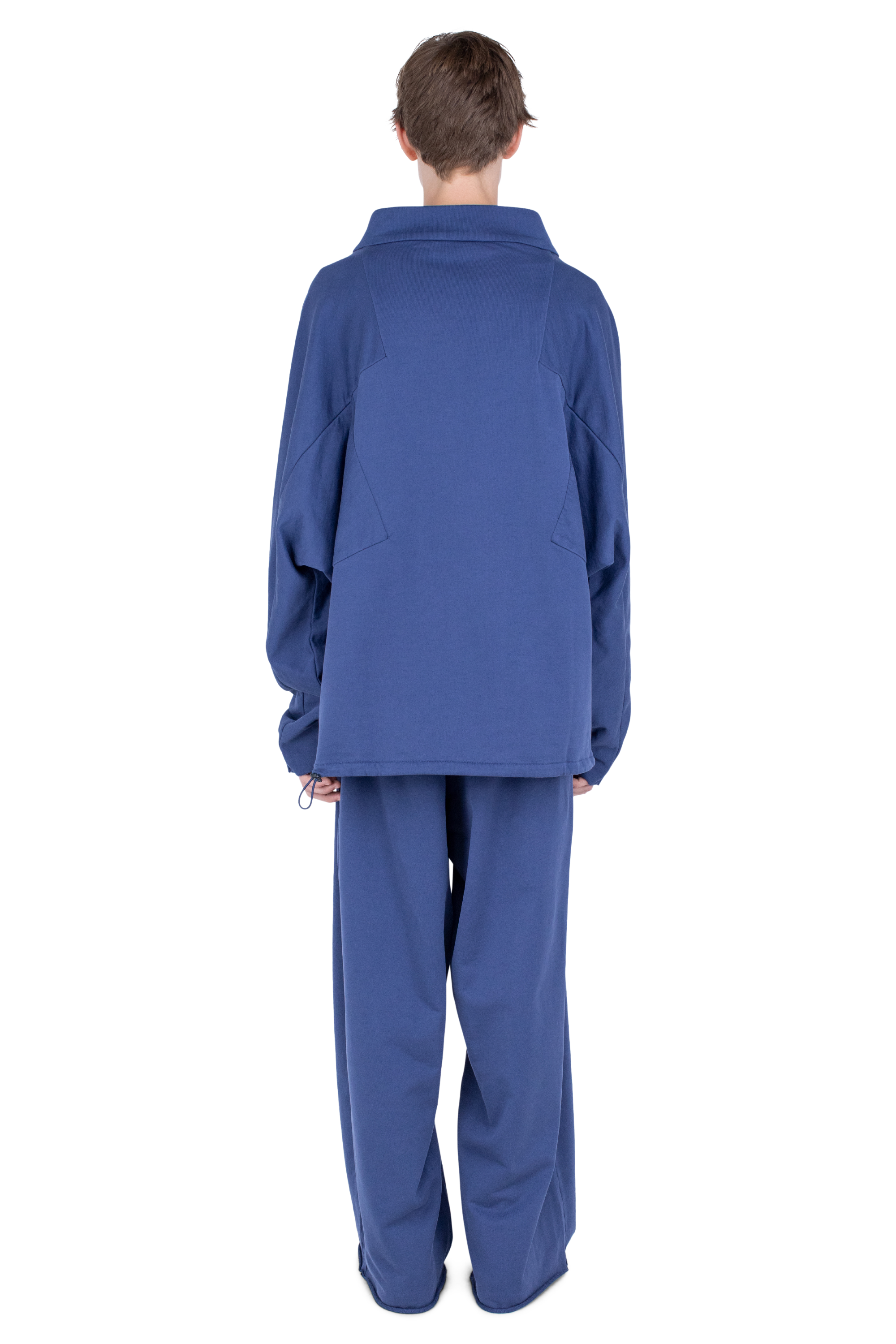 Kiko Kostadinov Tops VELEKA Pullover pull bleu marine coton bio