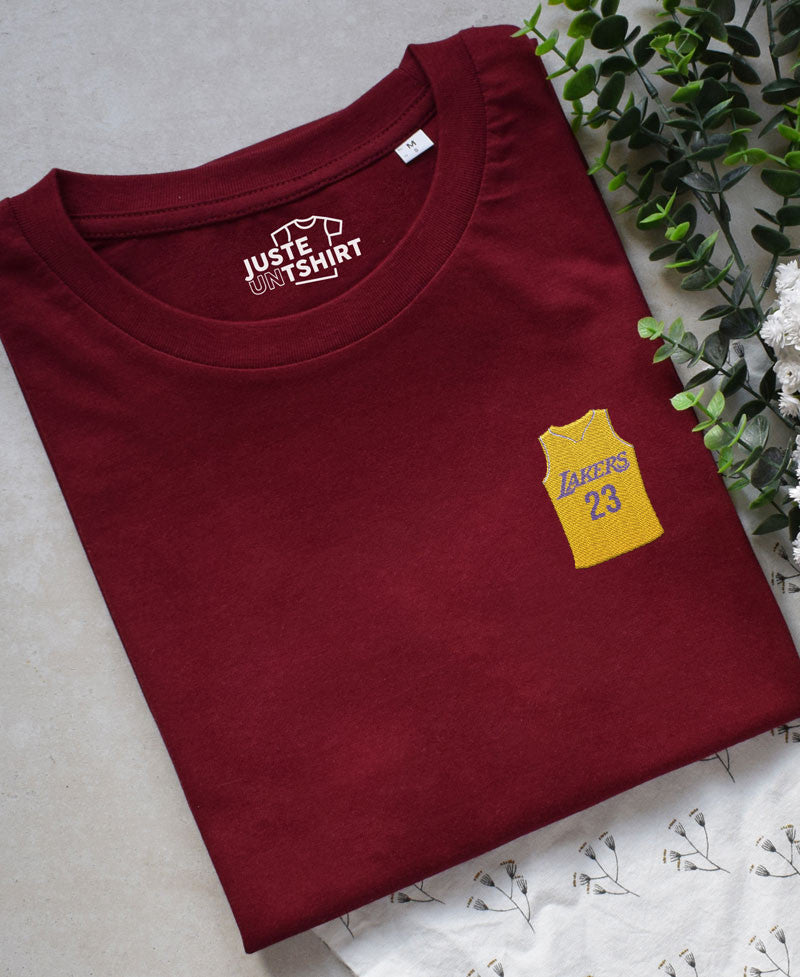 Juste Un T-shirt T-shirts Brodés Lakers t-shirt brodé