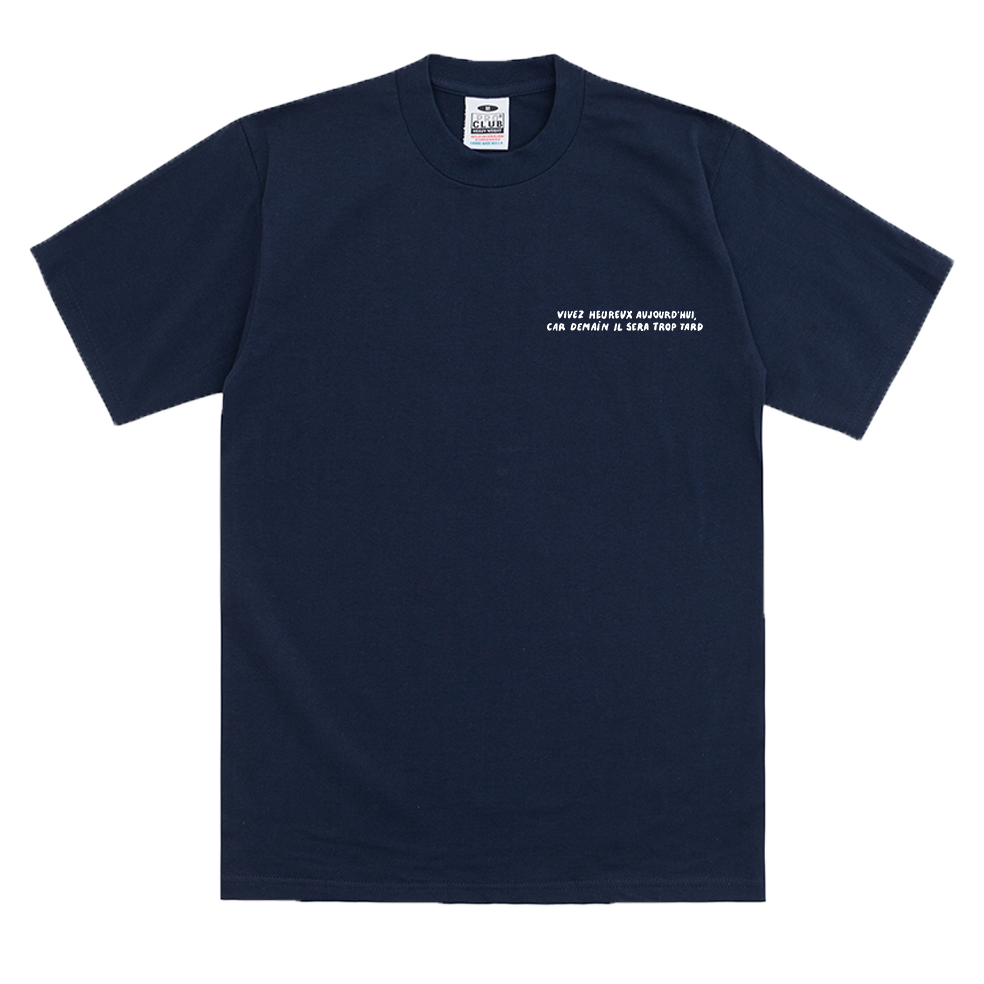 TAFANELLI T-Shirts Chez Tao t-shirt bleu marine