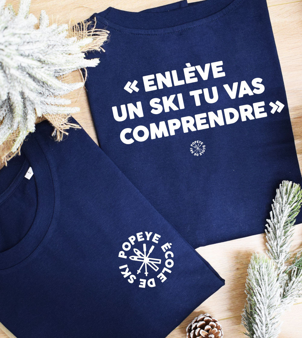 Juste Un T-shirt T-shirts Imprimés Enlève un ski t-shirt ski