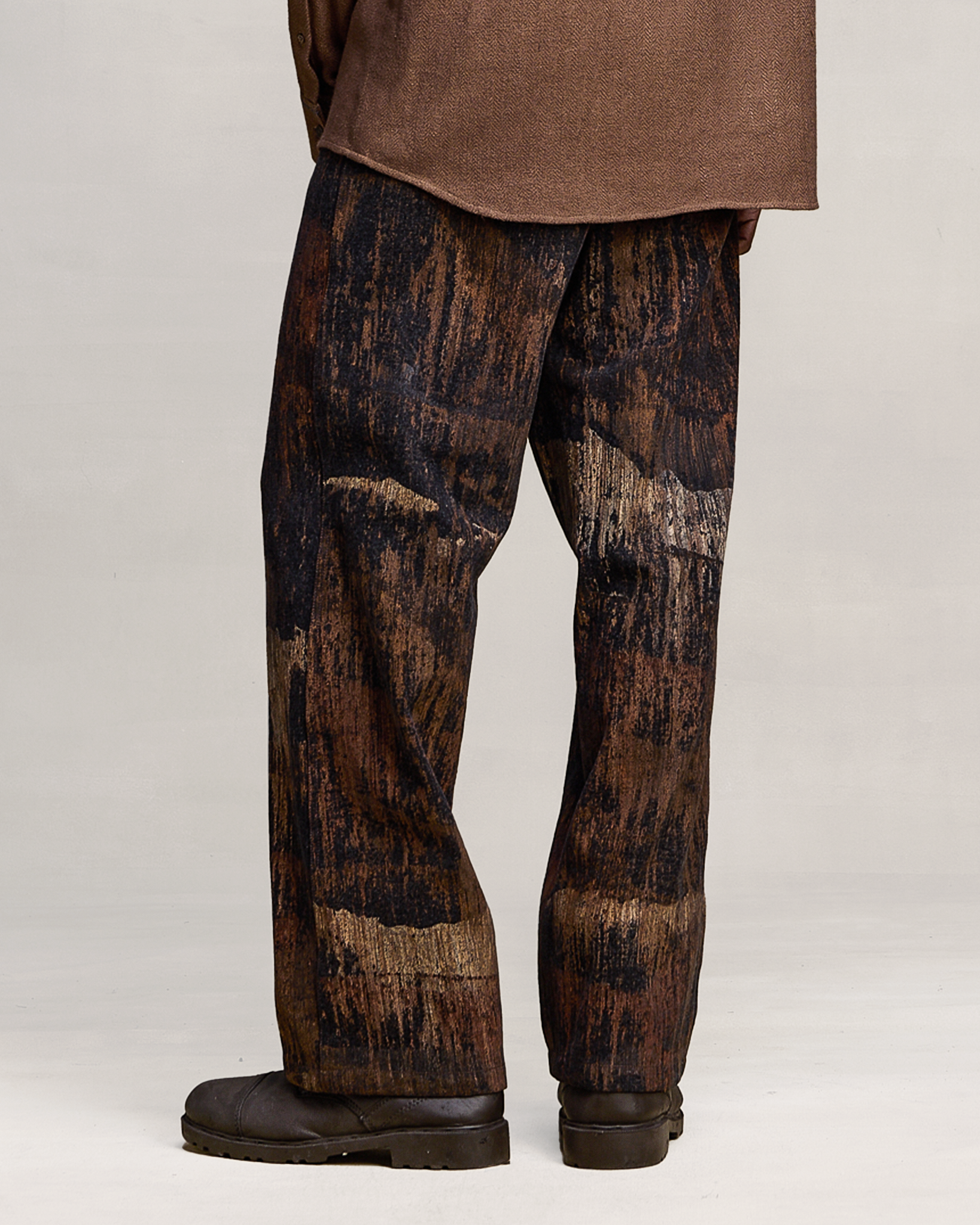 COUNTRYMADE Trousers MOLTEN PATINA PANTS pantalon en denim patiné