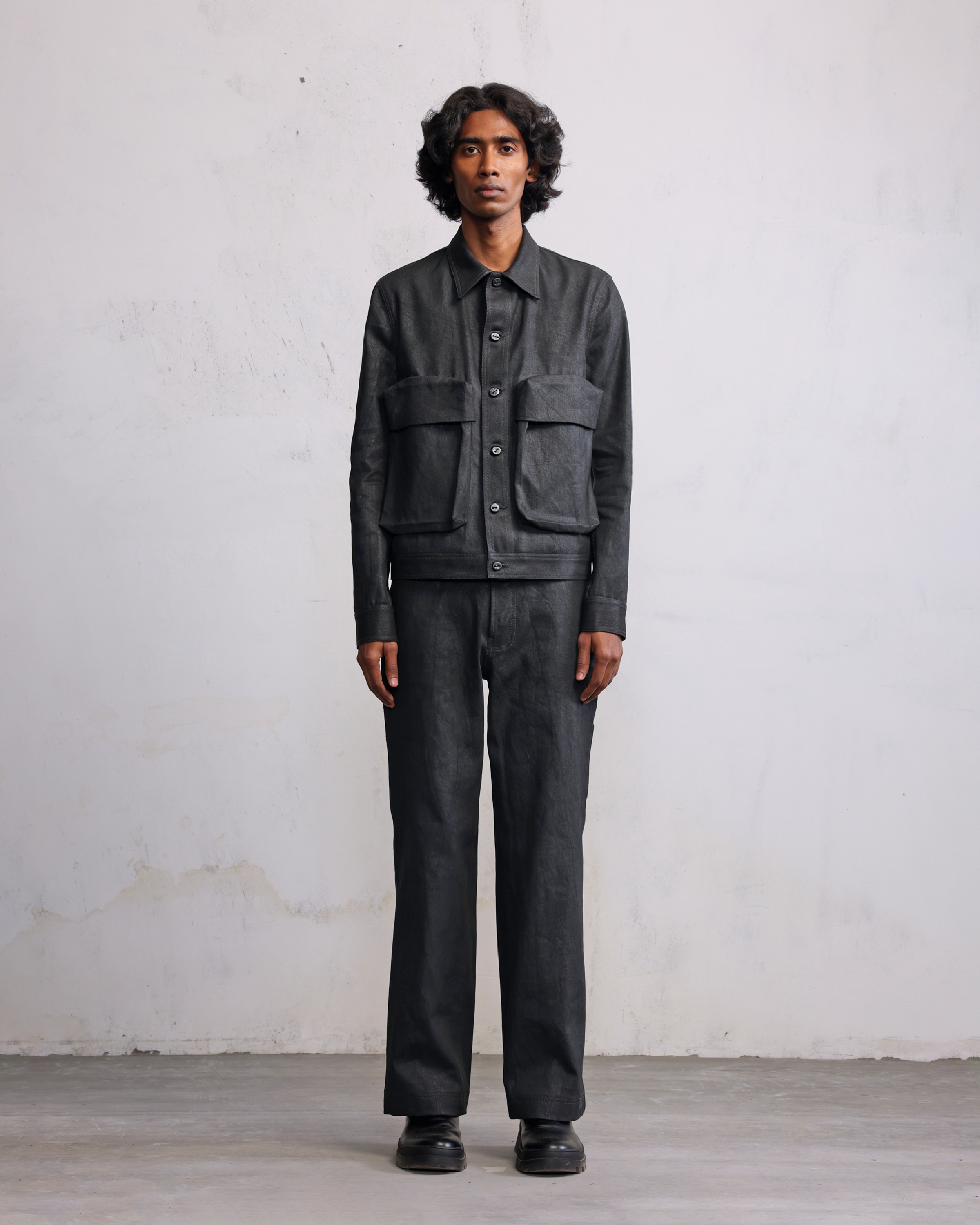 COUNTRYMADE Jackets Utility Pocket veste denim grise
