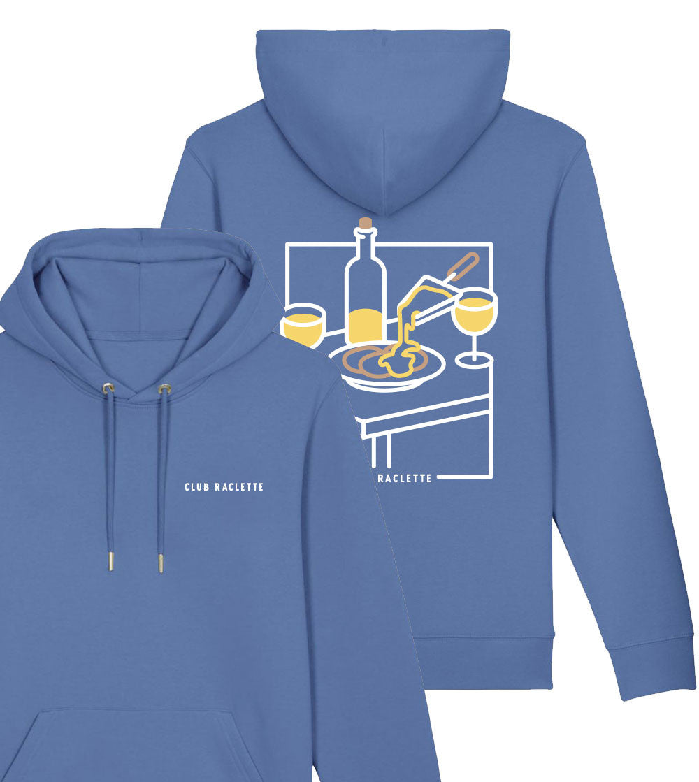 Juste Un T-shirt Sweats à Capuche Club Raclette sweat bleu marine